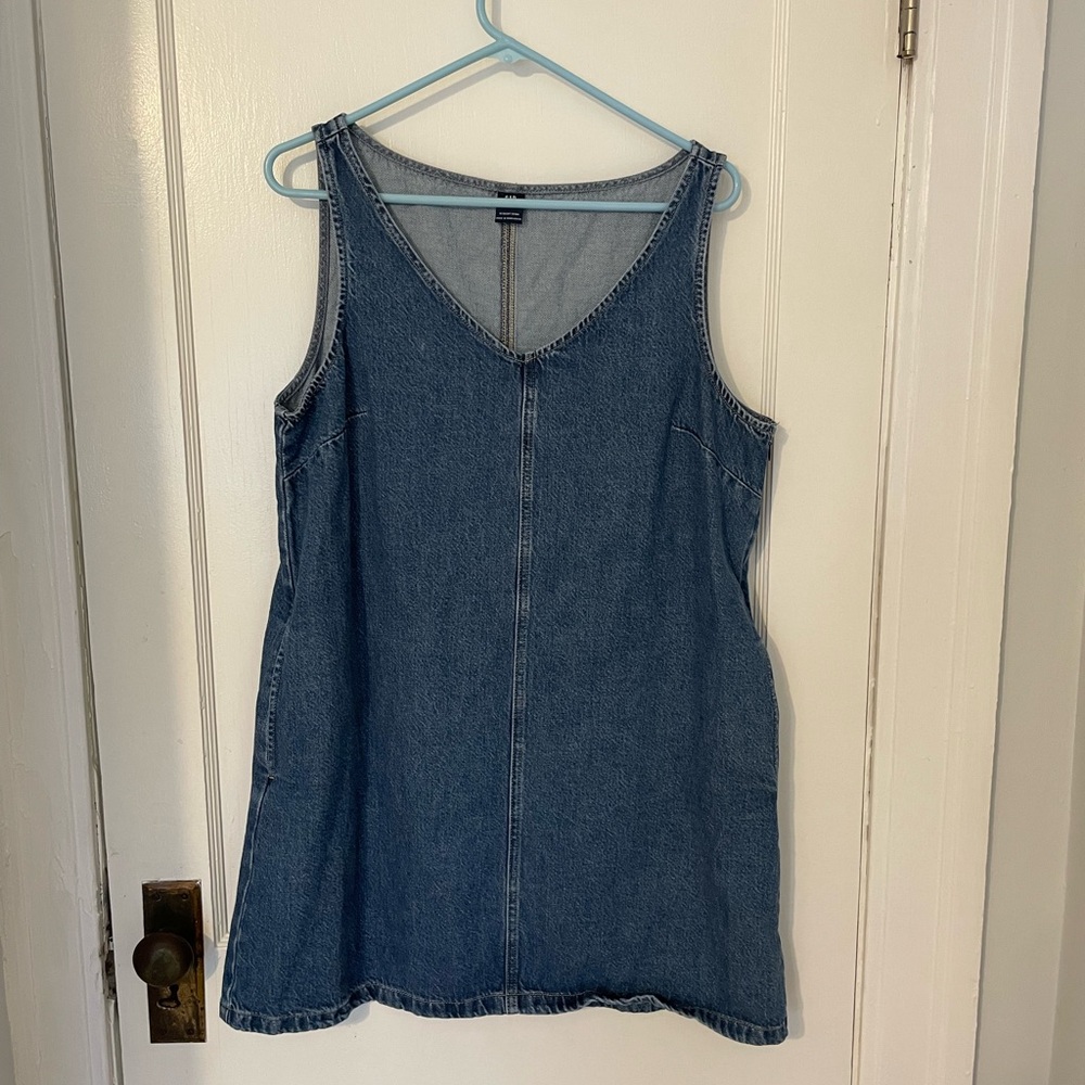 Gap UltraSoft Denim Mini Dress - Picture 2 of 6
